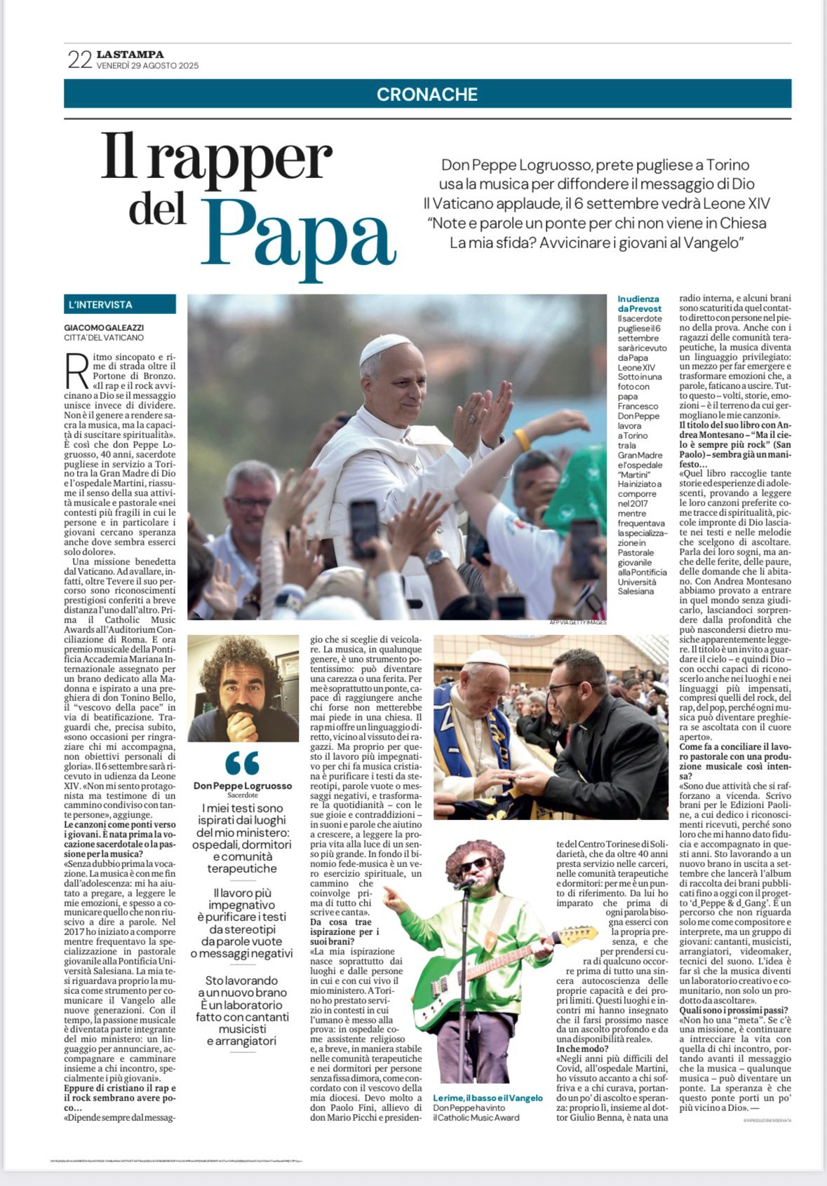 Il rapper del papa